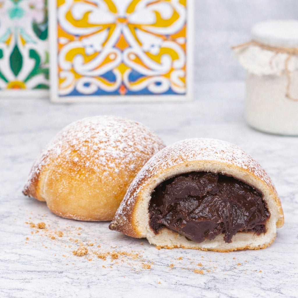 Panzerotti Siciliani alla Crema Cioccolato