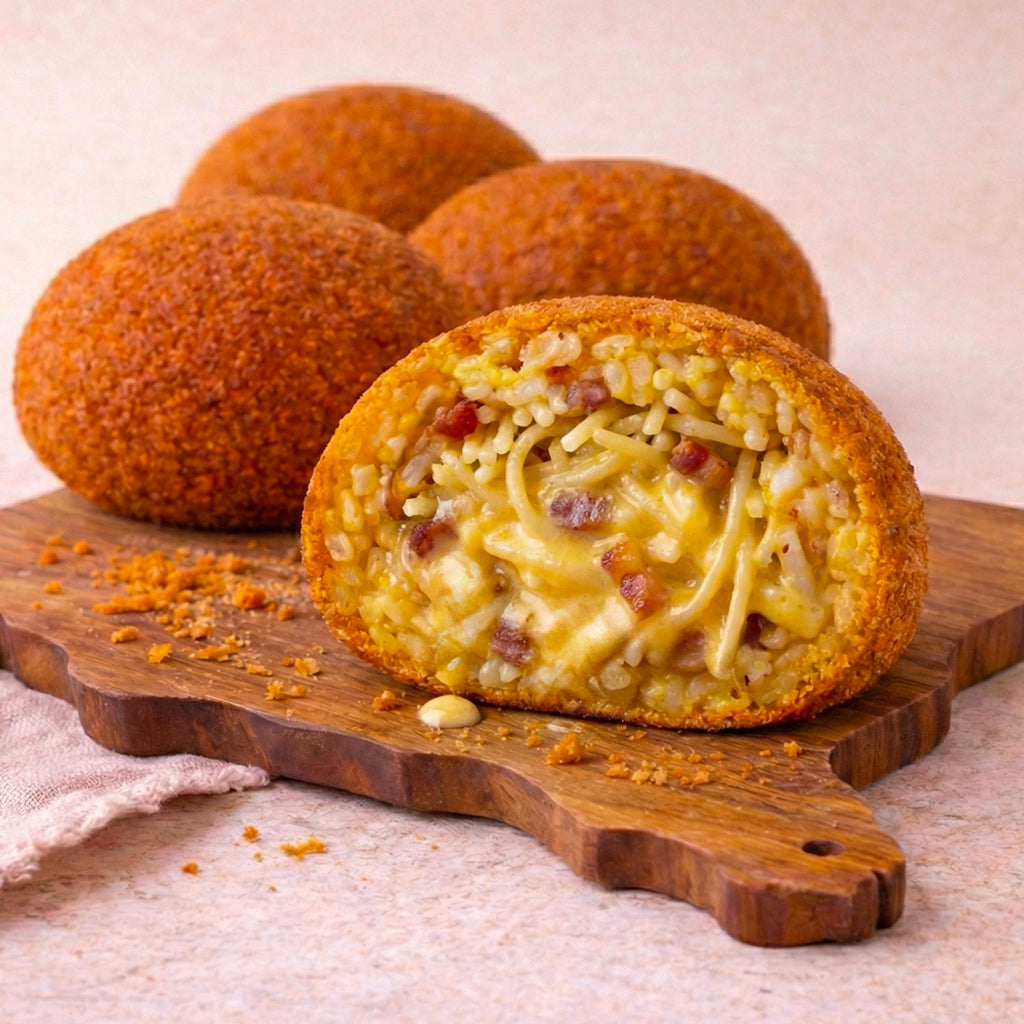 Arancini Spaghetti alla Carbonara