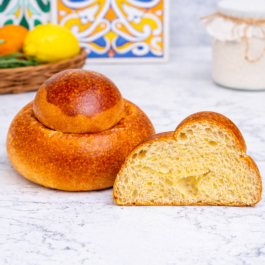 Brioche Siciliane col Tuppo Tradizionali