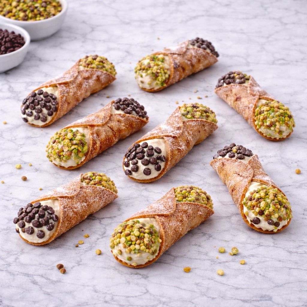 Cannolicchi Siciliani Tradizionali con Ricotta di Pecora