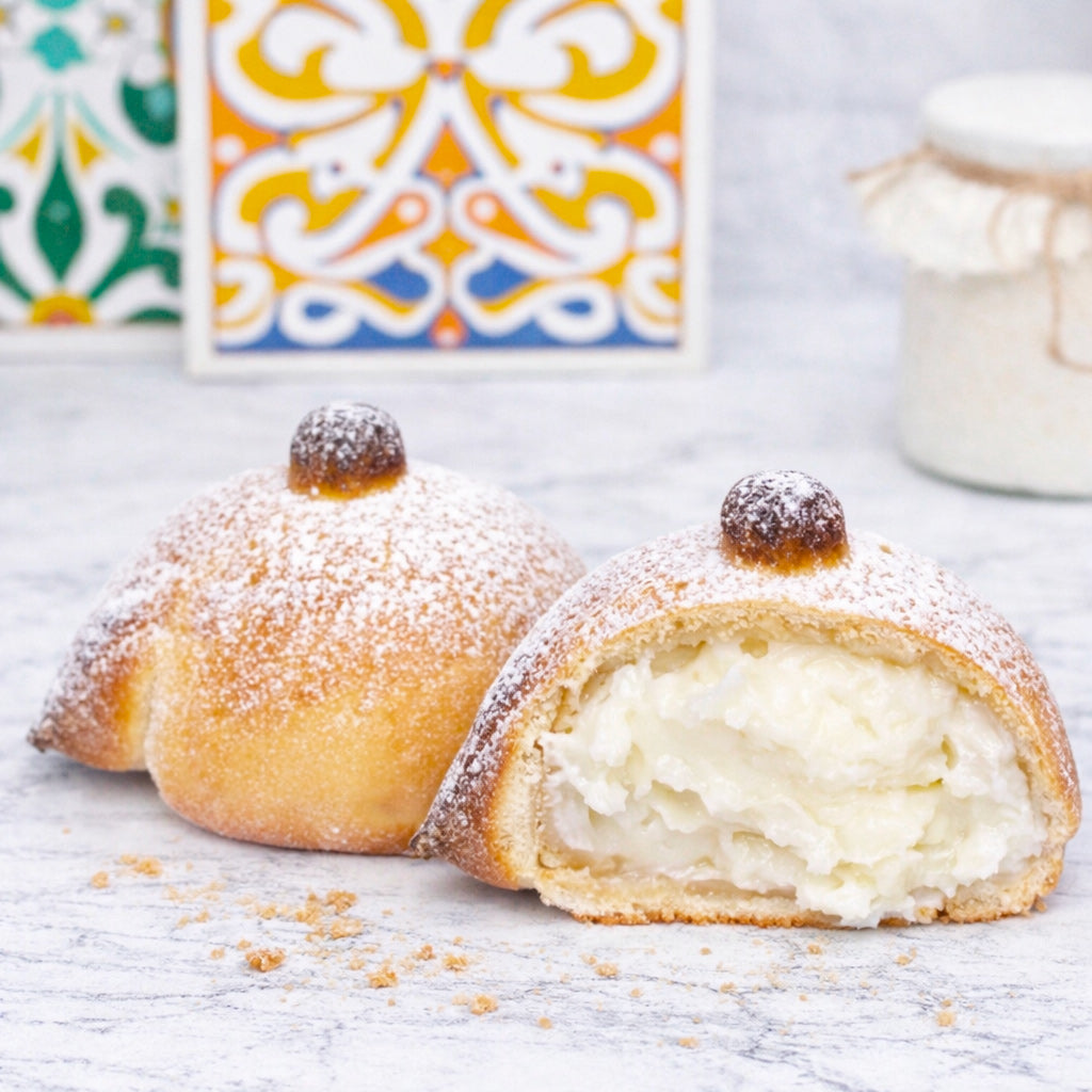Panzerotti Siciliani alla Crema Bianca